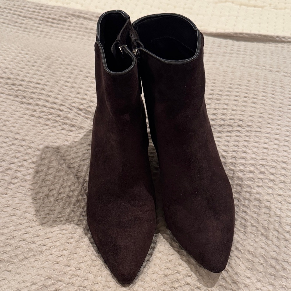 J. Crew Dark Brown Ankle Booties